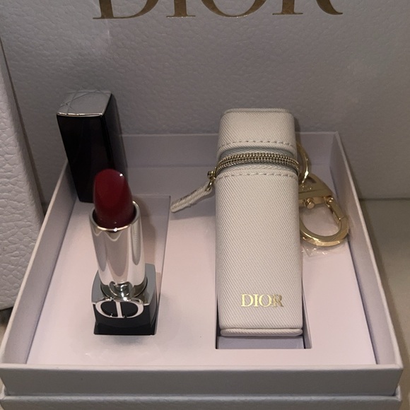 NIB DIOR Rouge Lipstick 720 with Dior Lipstick case - Picture 7 of 9
